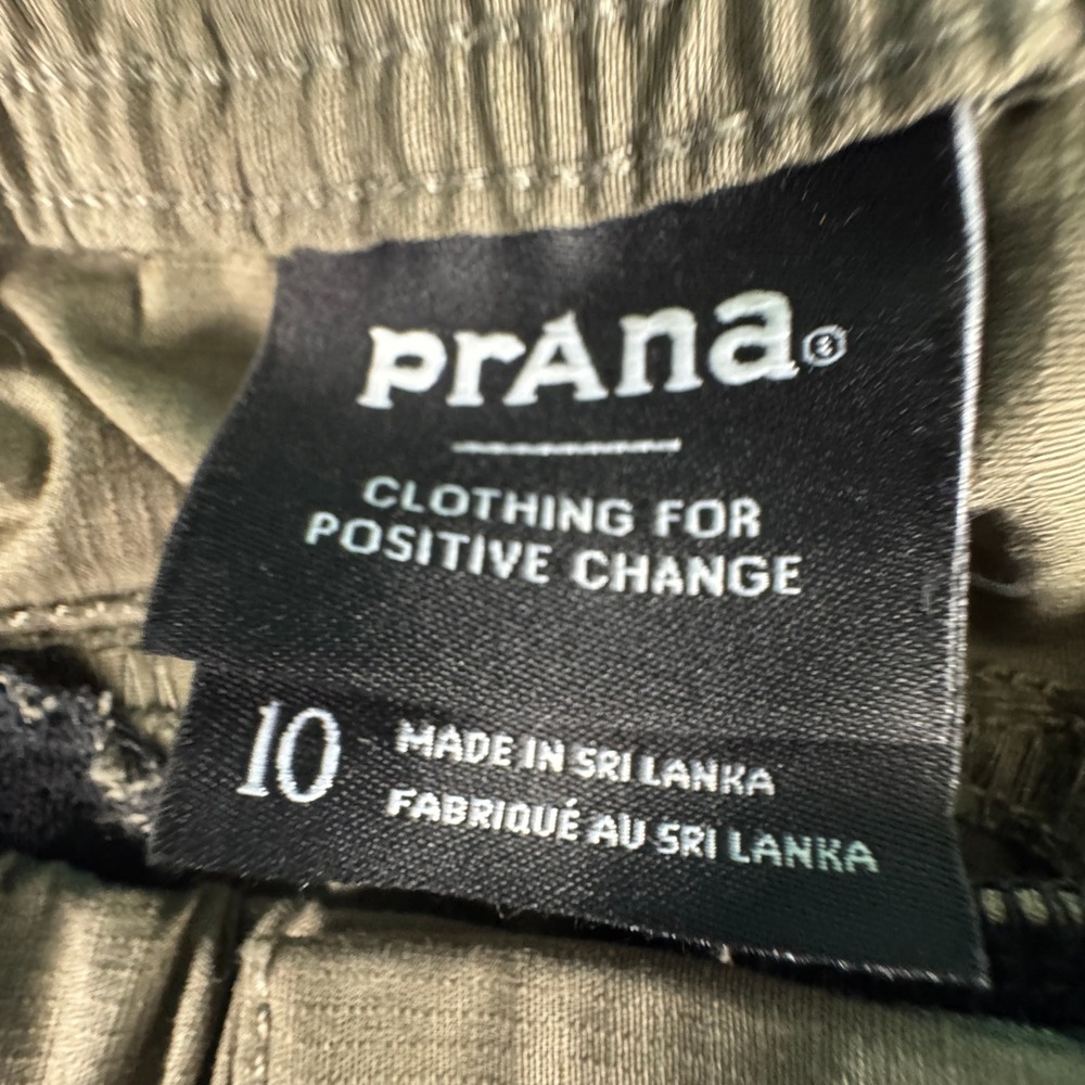 Prana Double Peak Pant Womens 10 Mud Brown Cargo Mid Rise Lightweight NWT - Picture 7 of 15